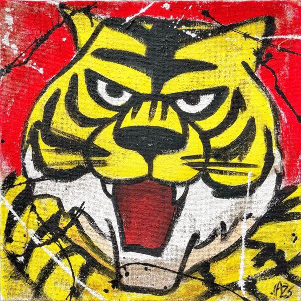 Uomo Tigre Primo Piano
