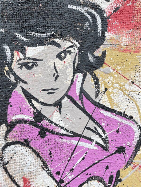 Juta Fujiko Verticale Sfondo Astratto