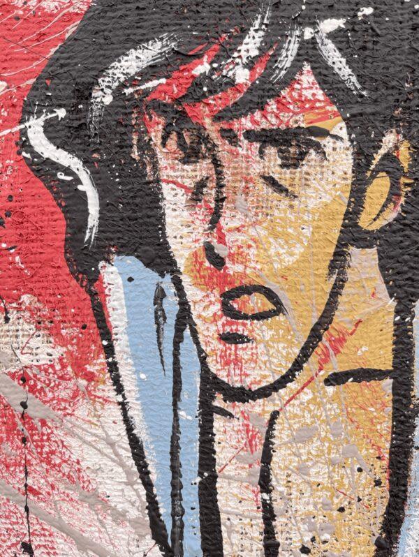 Juta Goemon Verticale Sfondo Astratto