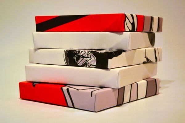 Tela Lupin trio black e white