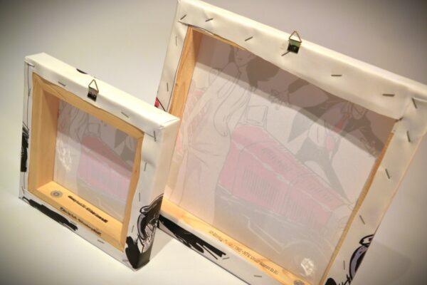 Tela Color Orizzontale Jigen con Schizzi di Colore