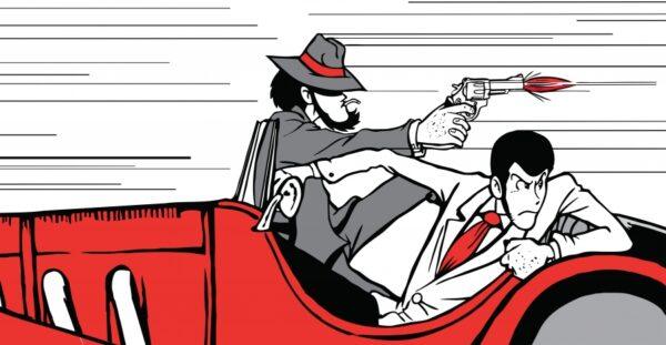 Tela Lupin Jigen Mercedes SSK