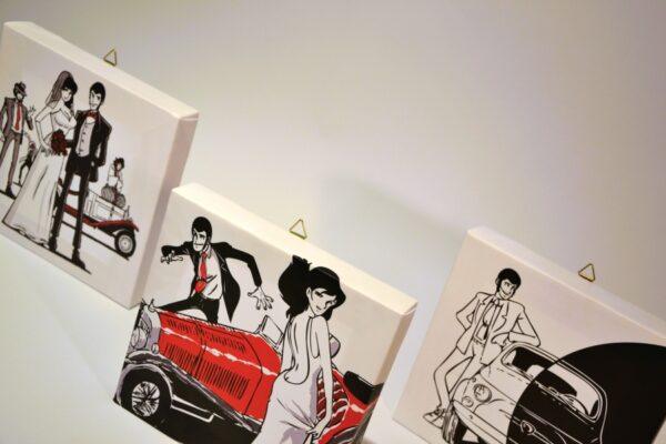 Tela Quadrato Comic Lupin