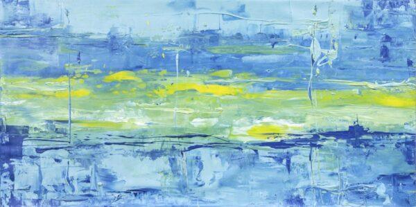 Astratto 004 Giallo azzurro