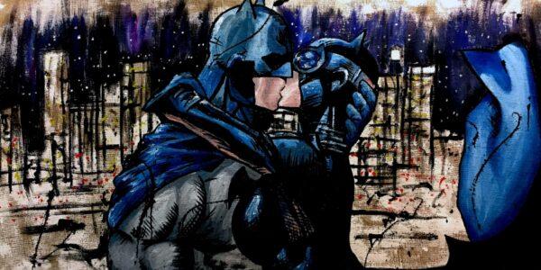 Juta Comic Batman e Catwoman Bacio