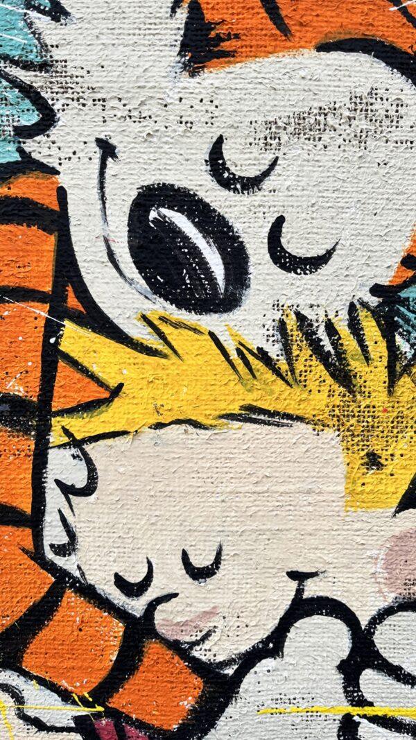 Juta Calvin e Hobbes Abbraccio