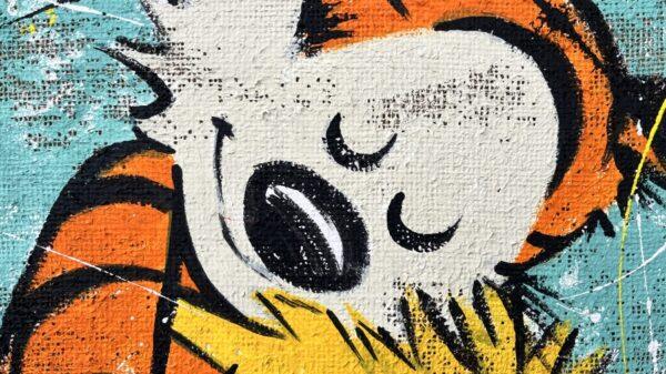 Juta Calvin e Hobbes Abbraccio