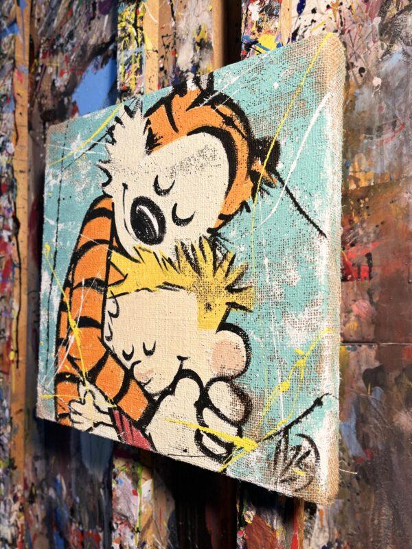 Juta Calvin e Hobbes Abbraccio