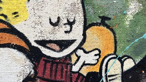 Juta Calvin e Hobbes riposino sul ramo