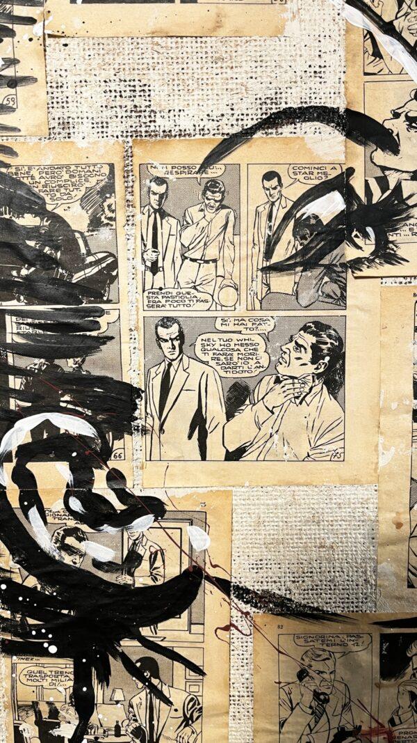 Juta Diabolik e Eva Collage Fumetti