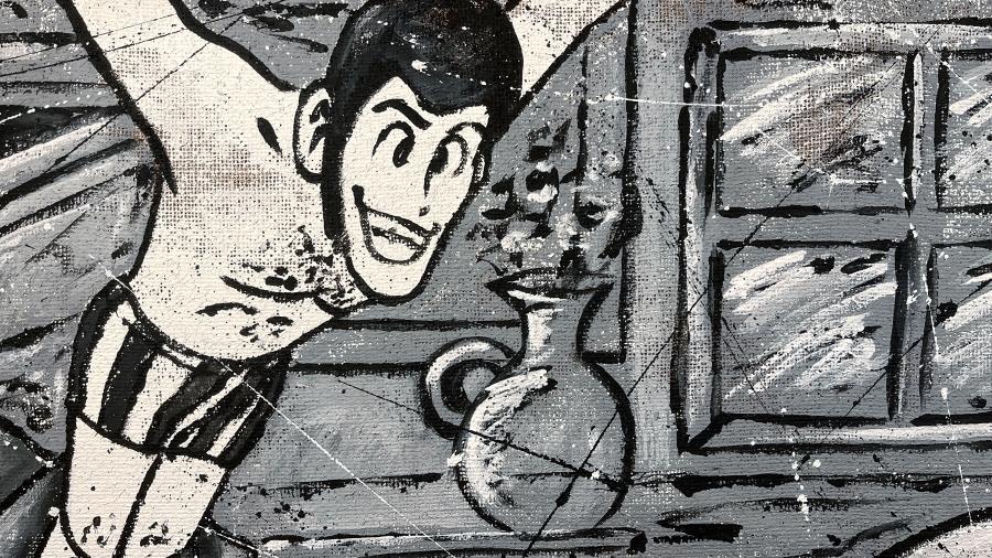 Lupin e Fujiko Bedroom Black and White - immagine 3