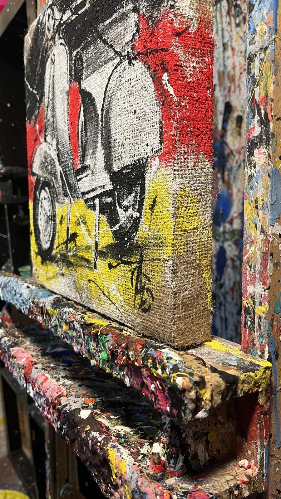 Vespa sfondo bandiera Belgio - immagine 5