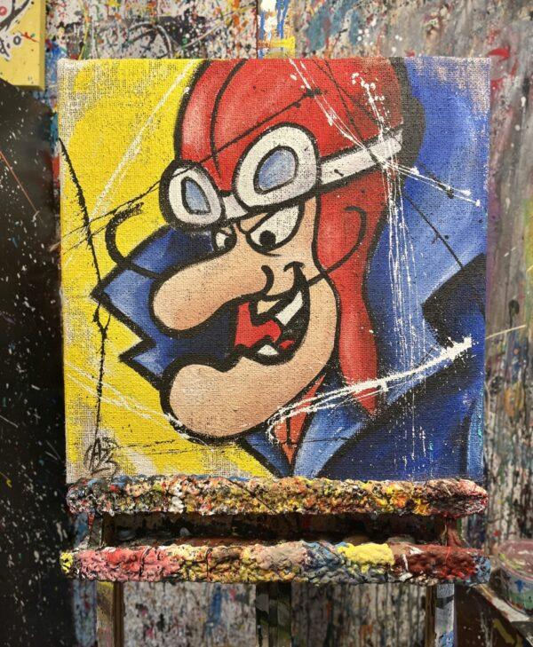 Juta Dick Dastardly Primo Piano Quadrato