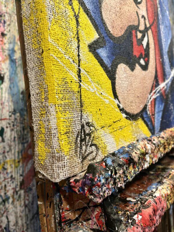 Juta Dick Dastardly Primo Piano Quadrato