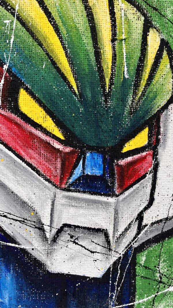 Juta Jeeg Robot D’Acciaio Primo Piano Quadrato