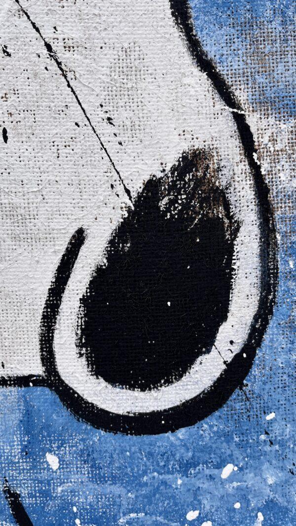 Juta Snoopy e Woodstock Primo Piano Quadrato