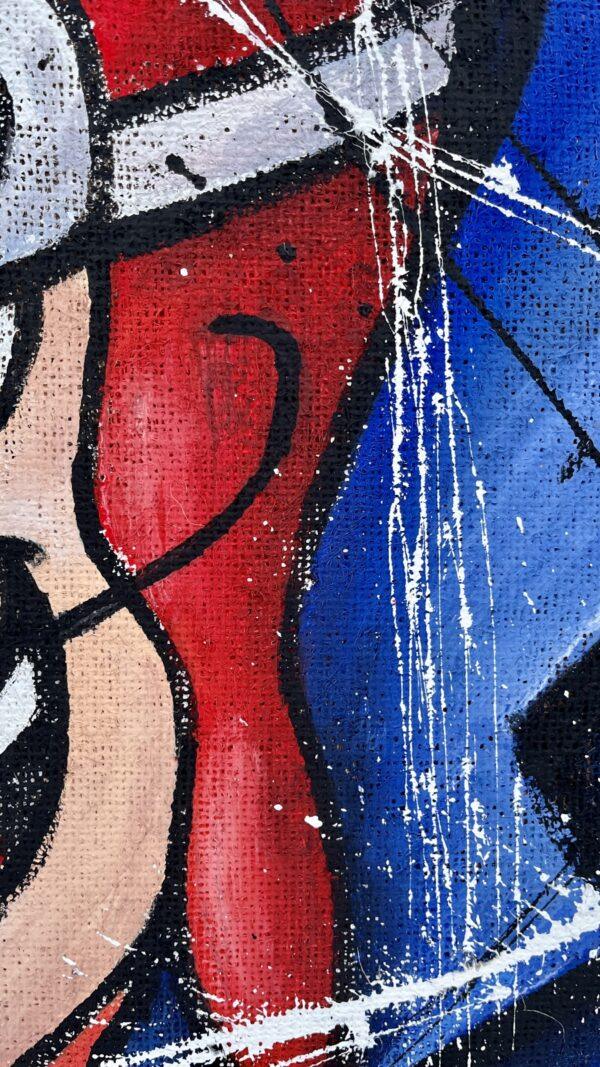 Juta Dick Dastardly Primo Piano Quadrato