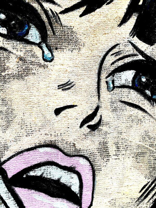 Baby Crying Pop Art
