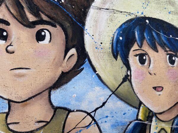 Juta Conan e Lana sulla Barca