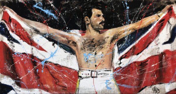 Freddie Mercury bandiera inglese