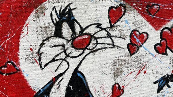 Juta Gatto Silvestro Innamorato