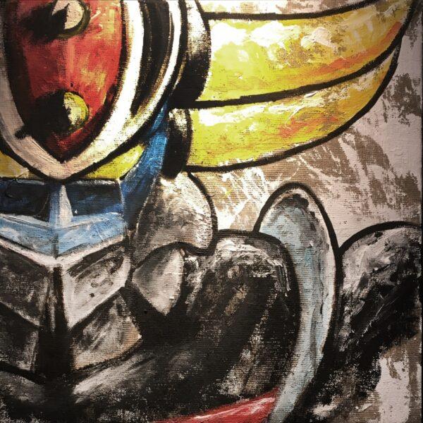 Juta Anime Goldrake Faccia Rough