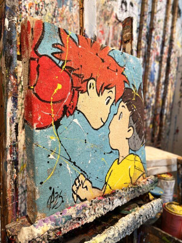 Juta Ponyo e Sosuke Primo Piano