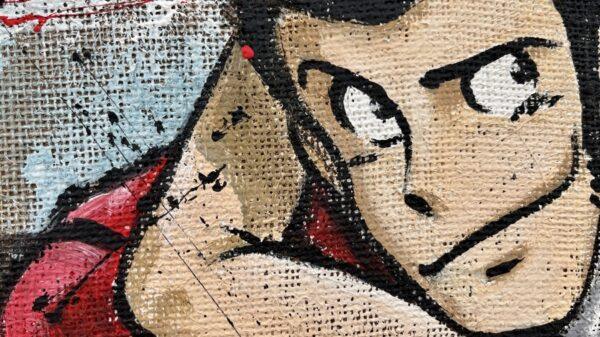 Juta Fujiko e Lupin sfondo città