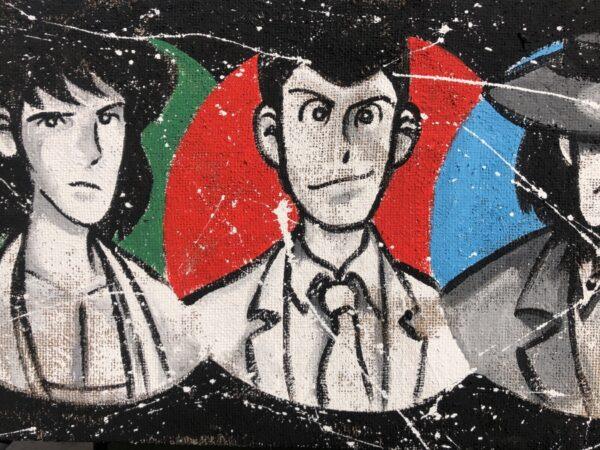 Juta Lupin Cinque Personaggi Modern Nero
