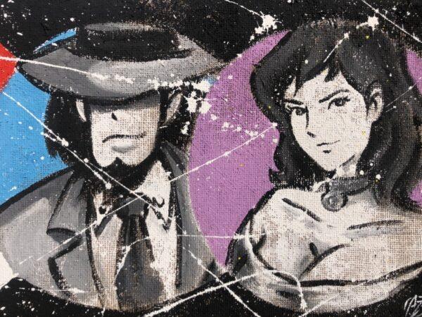 Juta Lupin Cinque Personaggi Modern Nero