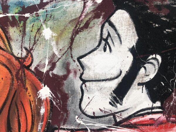 Lupin e Fujiko sguardo seducente