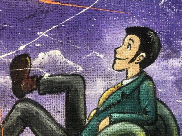 Juta Lupin e Jigen il Castello di Cagliostro al Tramonto