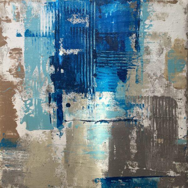 Astratto 006 tinte mare blu