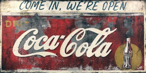 Insegna Coca Cola Old Vintage