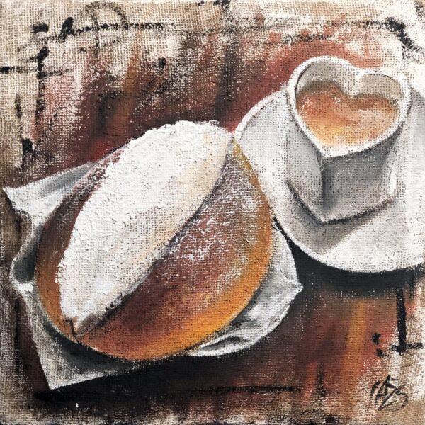 Juta A Colazione con Maritozzo Panna e Cappuccino