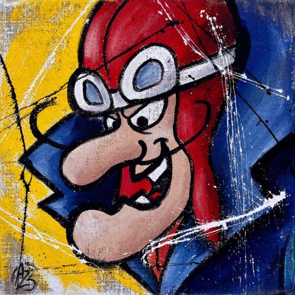 Juta Dick Dastardly Primo Piano Quadrato