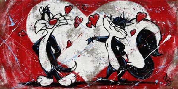 Juta Gatto Silvestro Innamorato