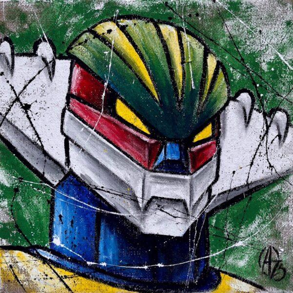 Juta Jeeg Robot D’Acciaio Primo Piano Quadrato