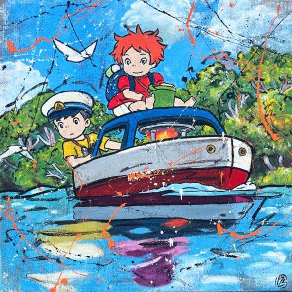 Juta Ponyo Avventure in barca