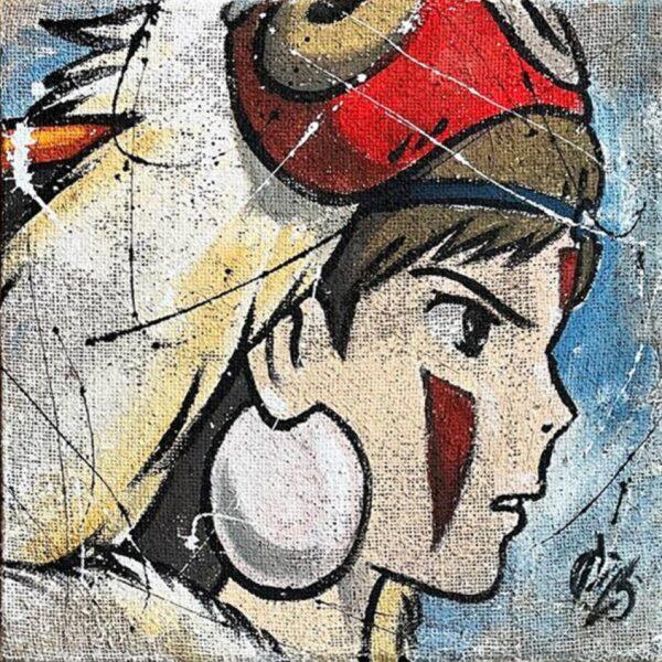 Juta Principessa Mononoke sguardo tenace