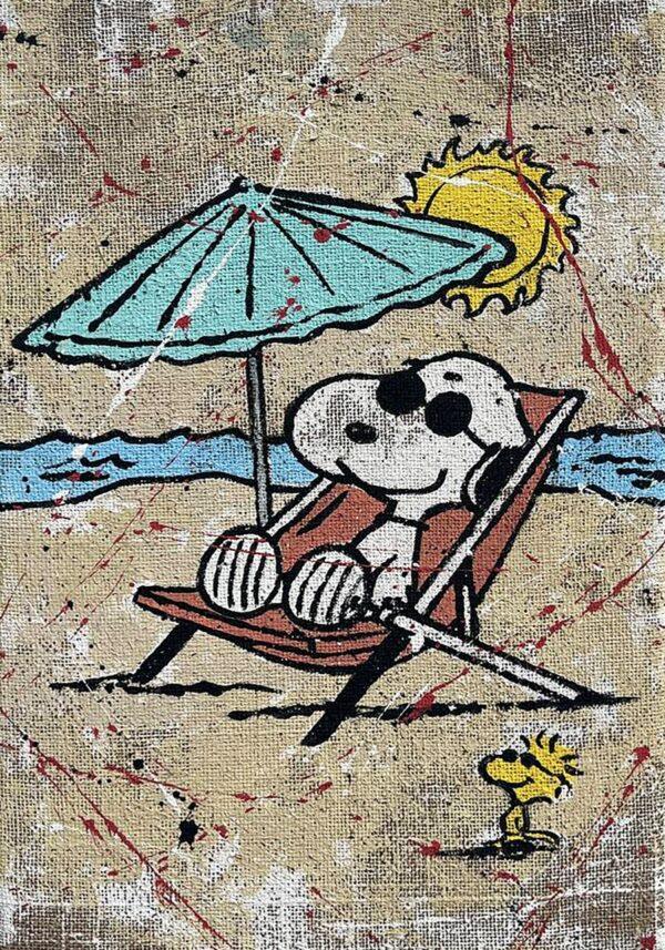 Juta Snoopy on the Beach