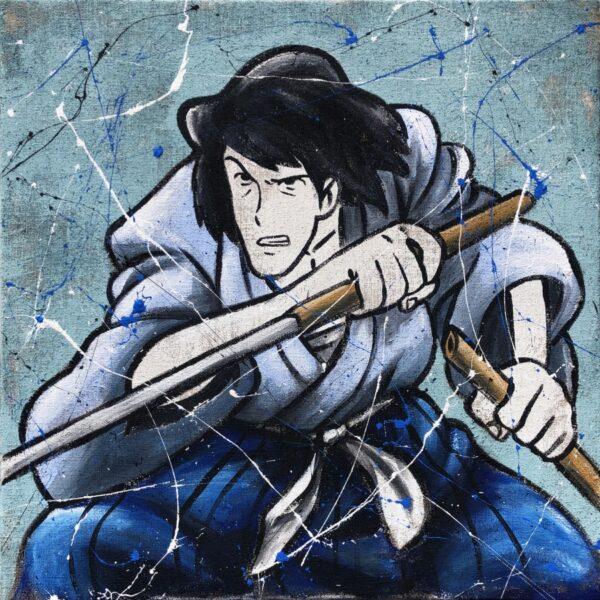 Juta Goemon Sfondo Turchese