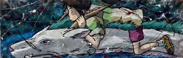 La Città Incantata Orizzontale – Chihiro sul Drago