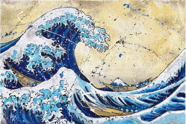 La Grande Onda di Kanagawa di Hokusai