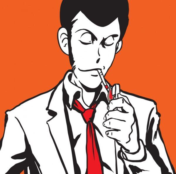 Tela Quadrato Comic Lupin