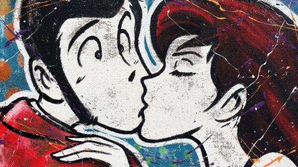 Juta Fujiko e Lupin Bacio Inaspettato