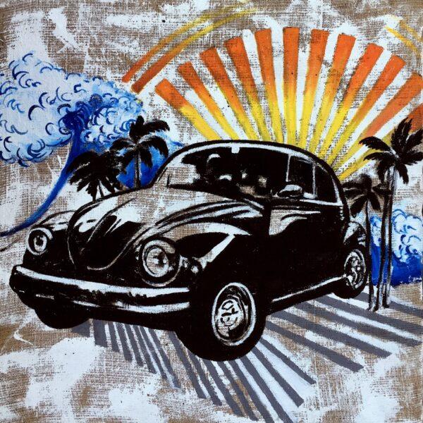 Juta Vintage Maggiolino Surfing