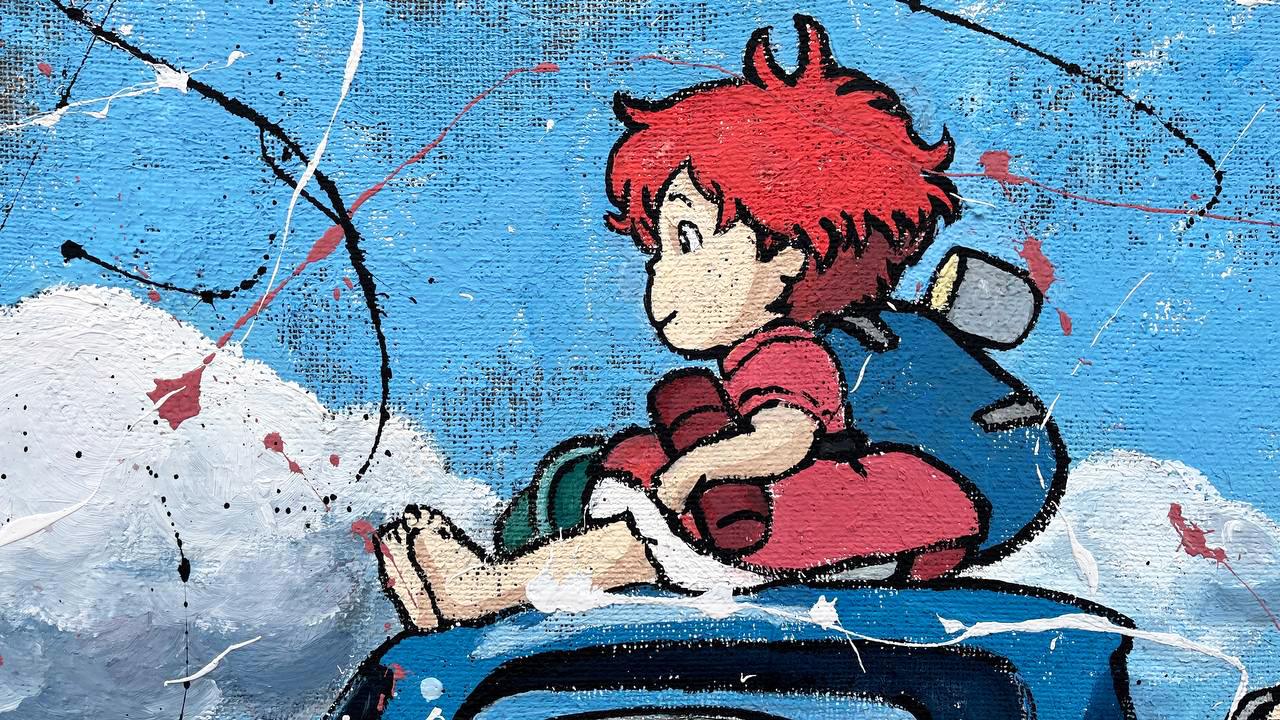 Juta Ponyo e Sosuke in barca - immagine 5
