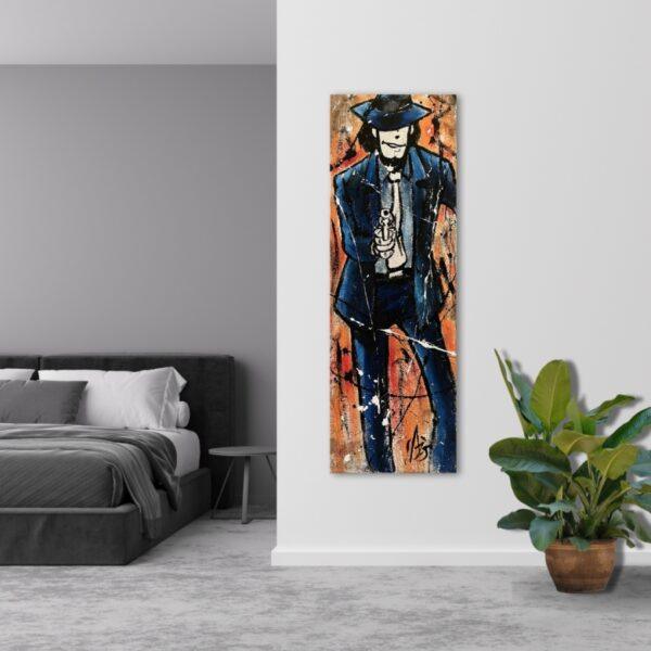 Jigen con pistola Figura Intera