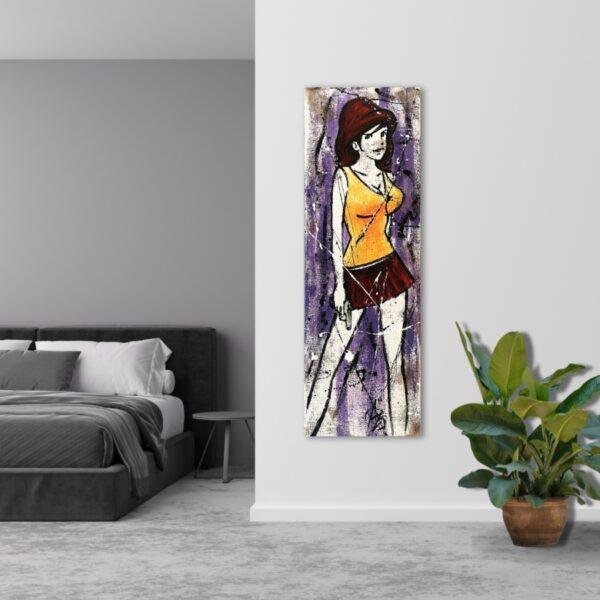 Fujiko con pistola Figura Intera
